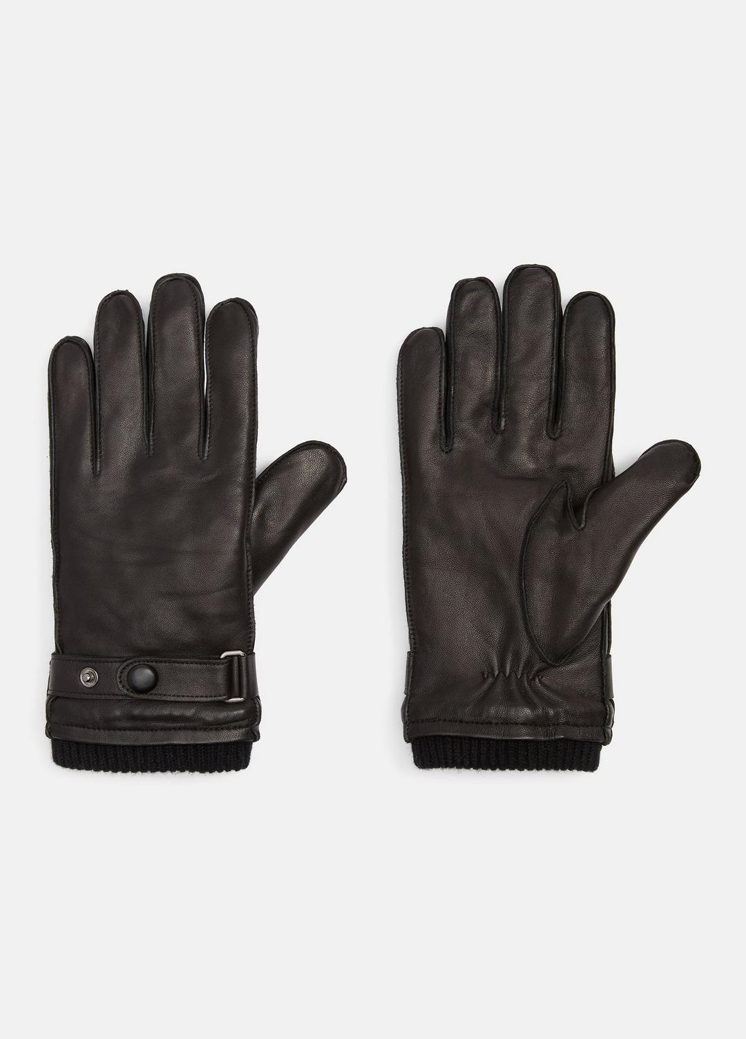 Leather Wrist-Strap Glove in Gloves | Vince outlet
