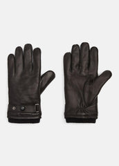 Leather Wrist-Strap Glove in Gloves | Vince outlet