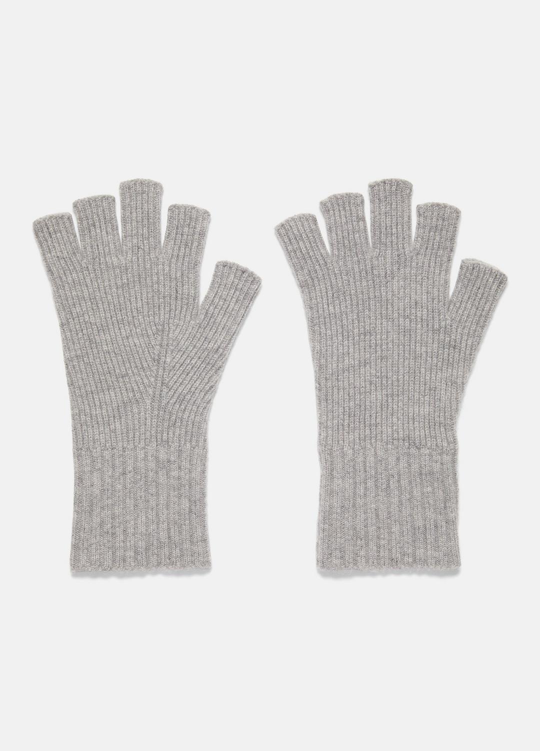 Wool-Cashmere Rib-Knit Fingerless Glove in Gloves | Vince sale