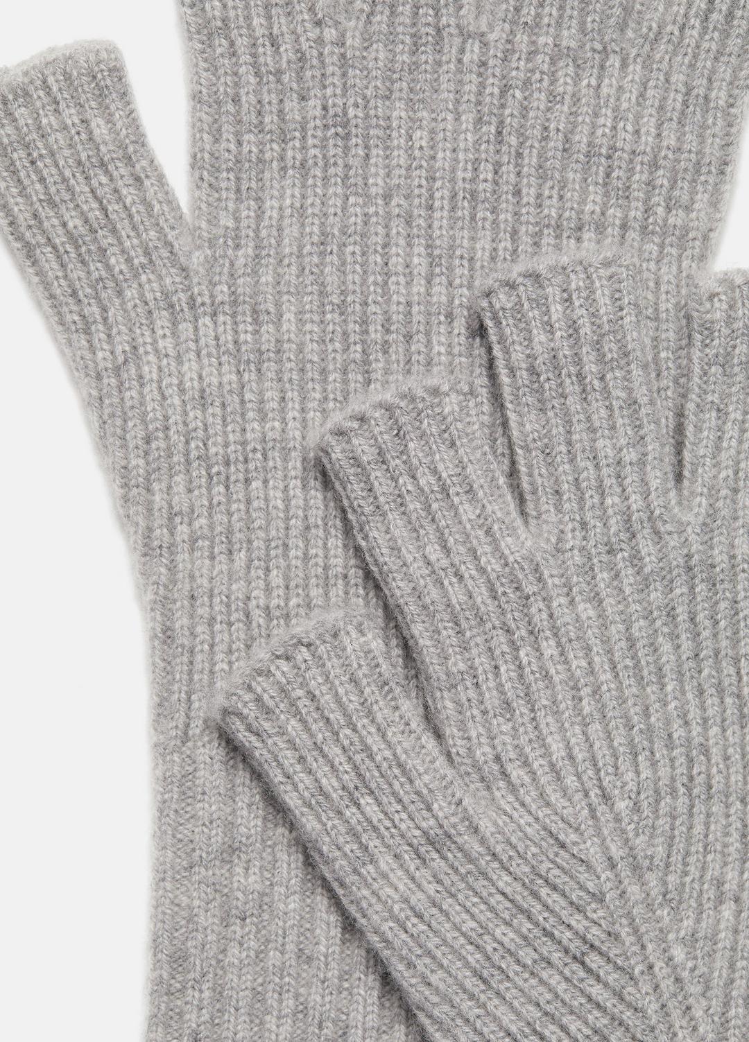 Wool-Cashmere Rib-Knit Fingerless Glove in Gloves | Vince sale