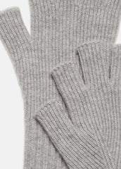 Wool-Cashmere Rib-Knit Fingerless Glove in Gloves | Vince sale
