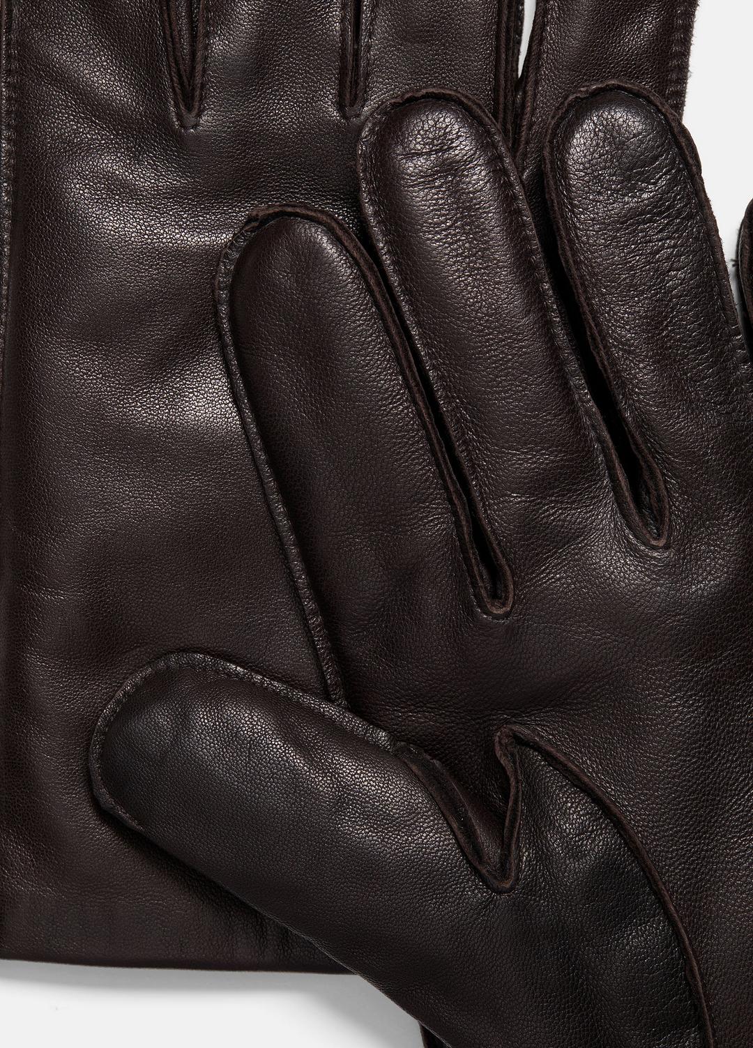 Classic Cashmere-Lined Leather Glove in Gloves | Vince US