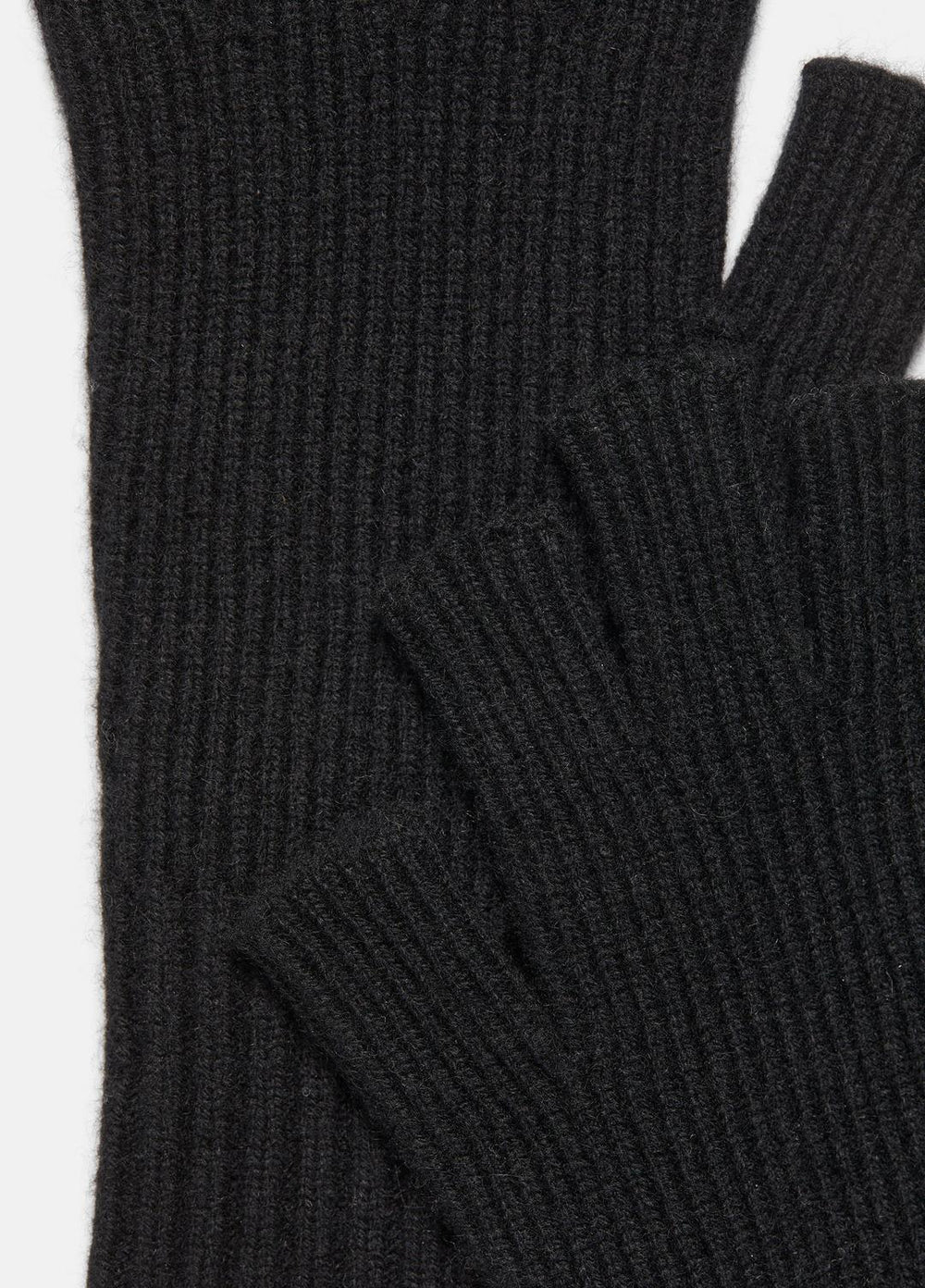 Wool-Cashmere Rib-Knit Fingerless Glove in Gloves | Vince Online