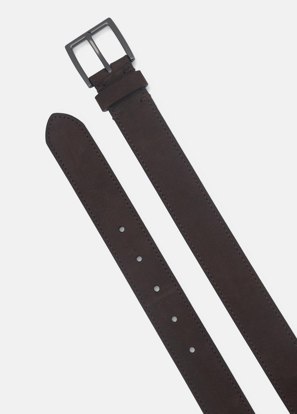 Men's 32mm Nubuck Leather Belt in Belts | Vince US