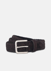 Men's 35mm Woven Suede Belt in Belts | Vince Online