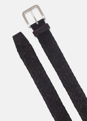 Men's 35mm Woven Suede Belt in Belts | Vince Online