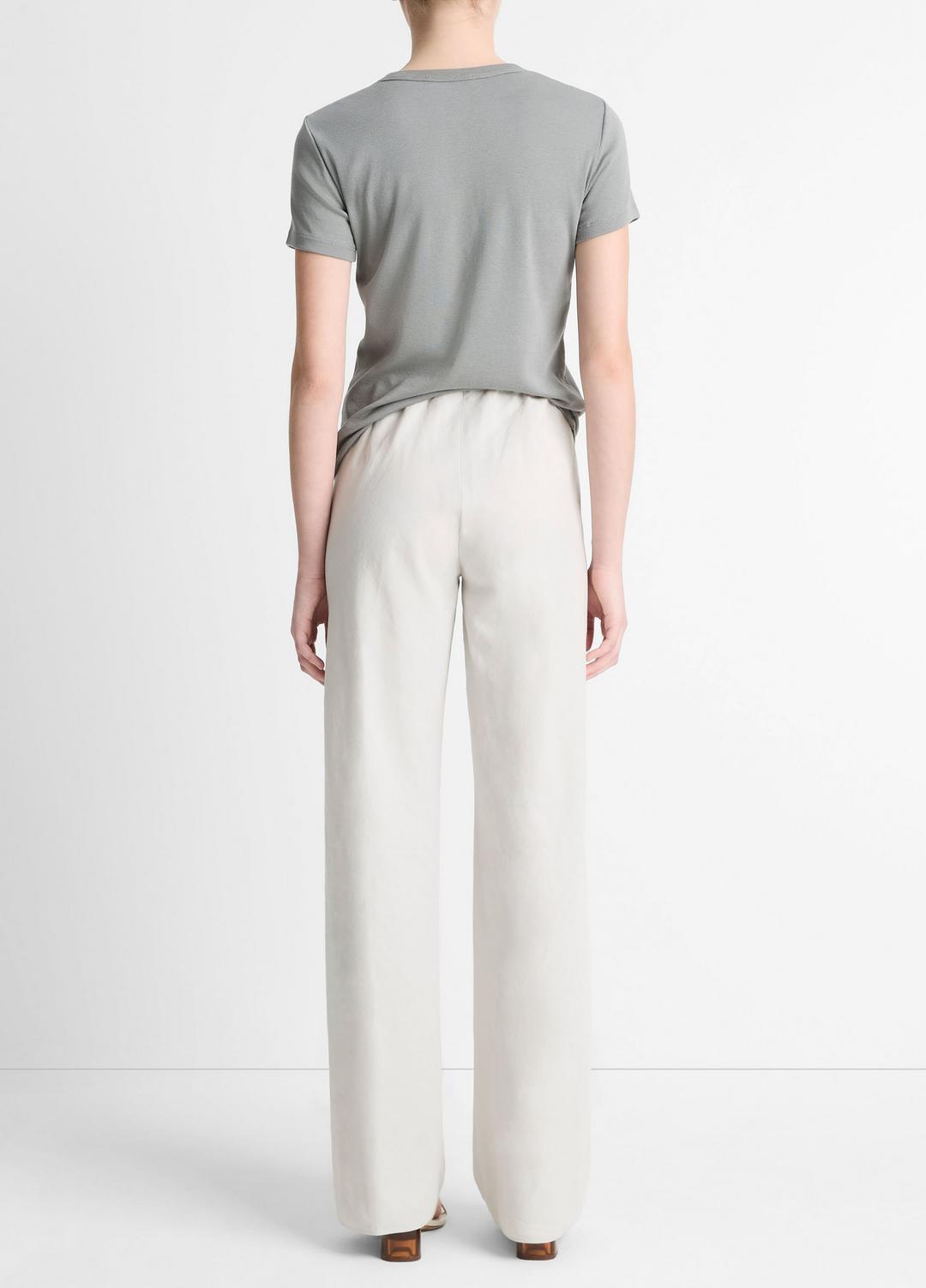 Cotton-Blend High-Waist Bias Pant in Pants & Shorts | Vince for sale