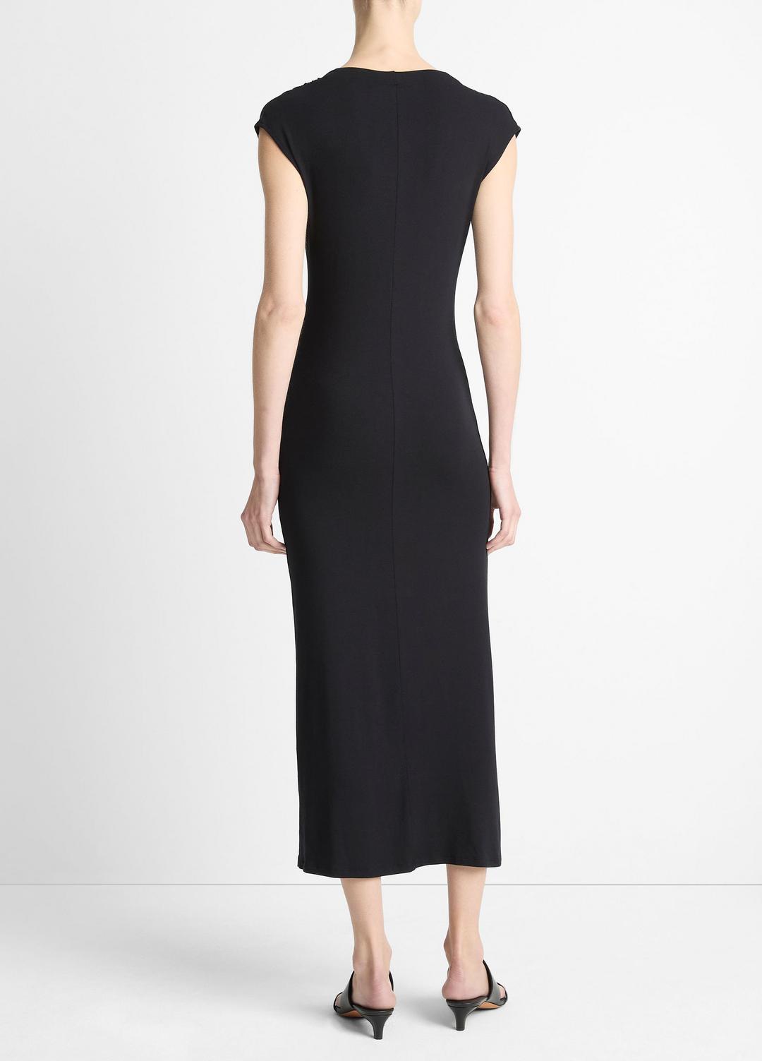 Jersey Draped Cowl-Neck Dress in Dresses & Skirts | Vince on sale