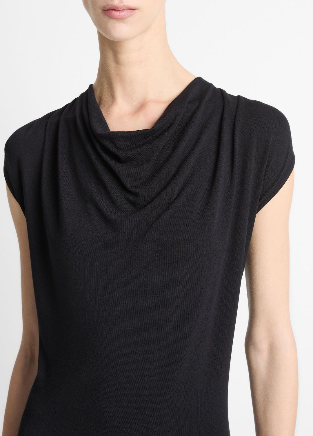 Jersey Draped Cowl-Neck Dress in Dresses & Skirts | Vince on sale