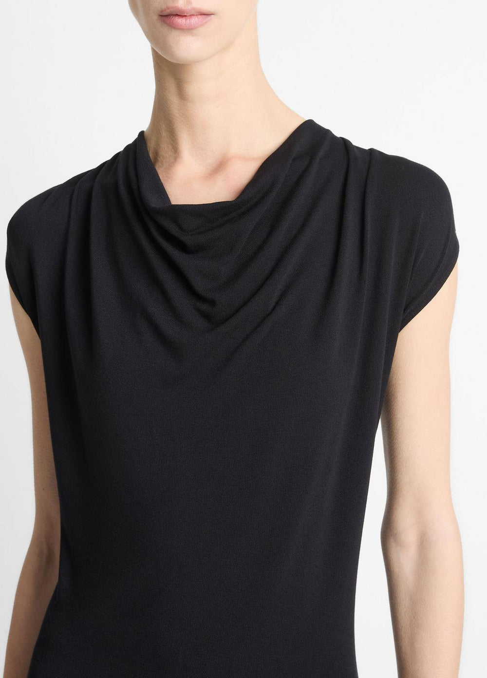 Jersey Draped Cowl-Neck Dress in Dresses & Skirts | Vince on sale