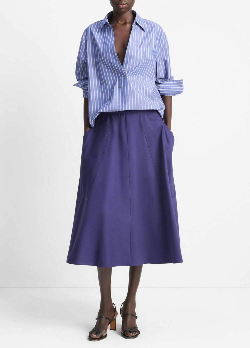 Cotton Full Skirt in Dresses & Skirts | Vince on sale