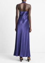 Satin Cowl-Neck Maxi Dress in Dresses & Skirts | Vince Online