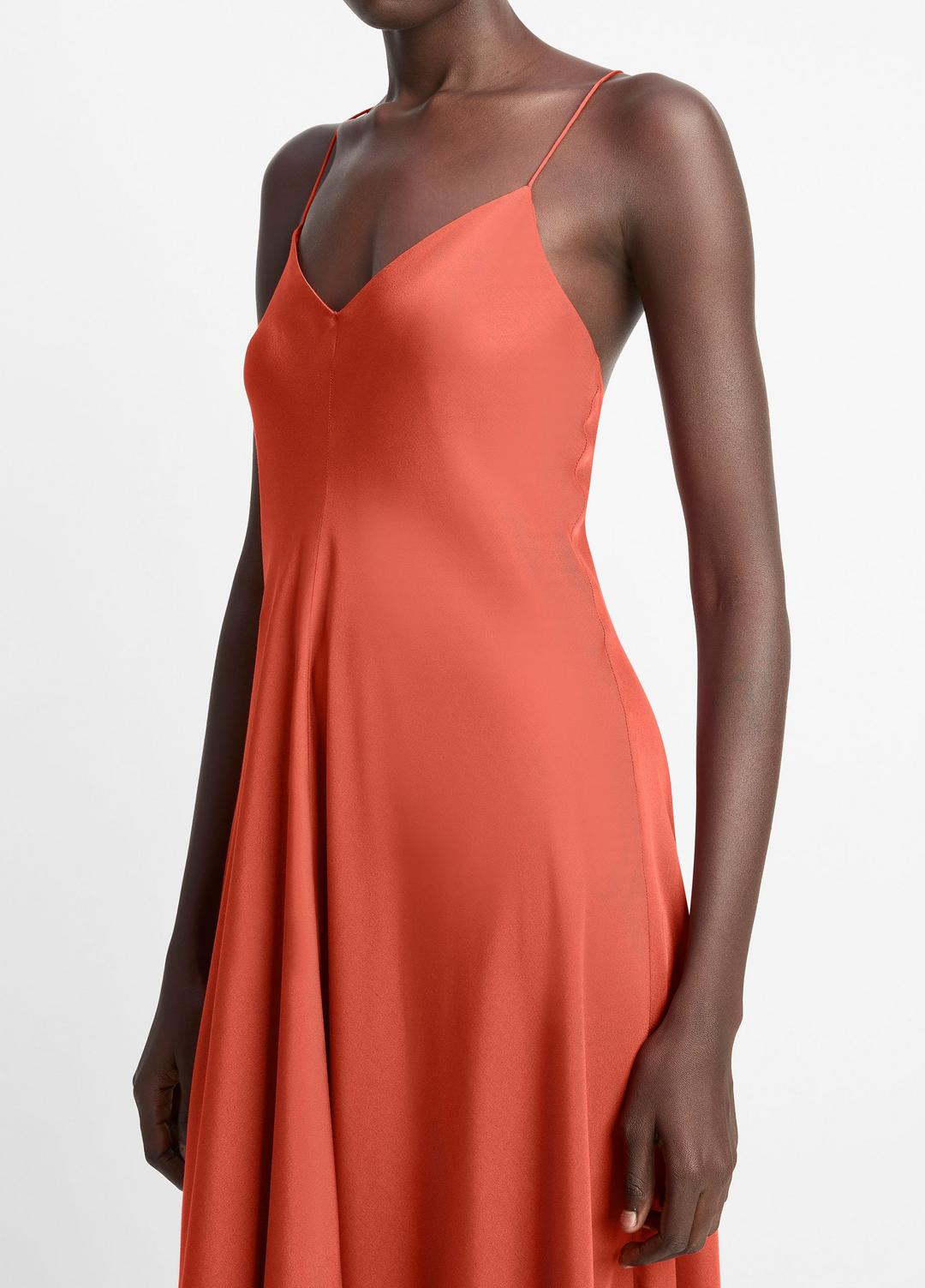 Silk-Blend A-Line Slip Dress in Dresses & Skirts | Vince Online