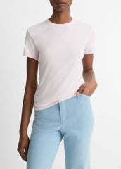 Pima Cotton-Blend '90s Shrunken T-Shirt in Shirts & Tees | Vince US
