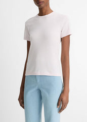 Pima Cotton-Blend '90s Shrunken T-Shirt in Shirts & Tees | Vince US