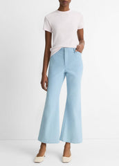 Pima Cotton-Blend '90s Shrunken T-Shirt in Shirts & Tees | Vince US