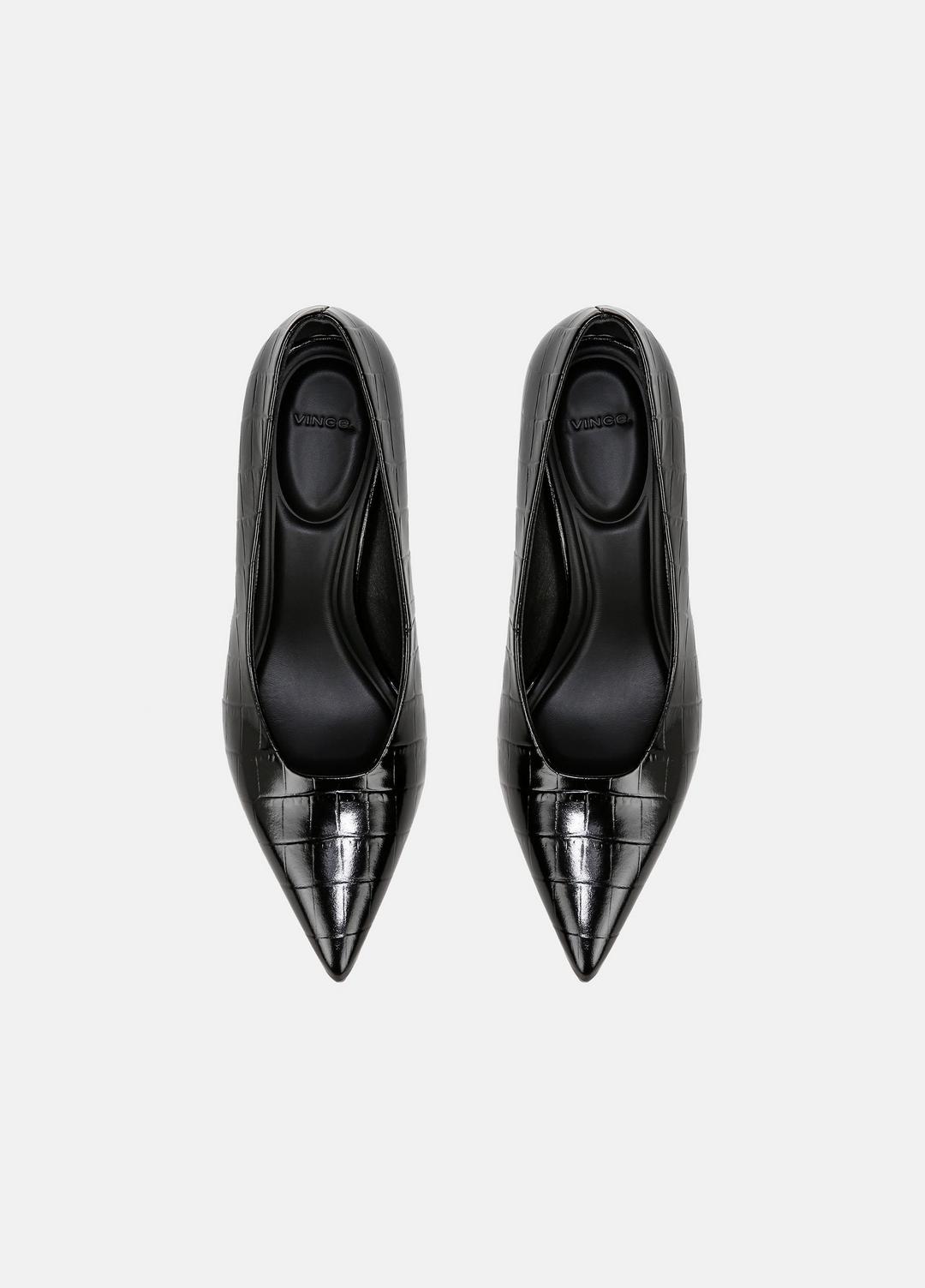 Diane Croc-Embossed Leather Pump in Shoes | Vince outlet