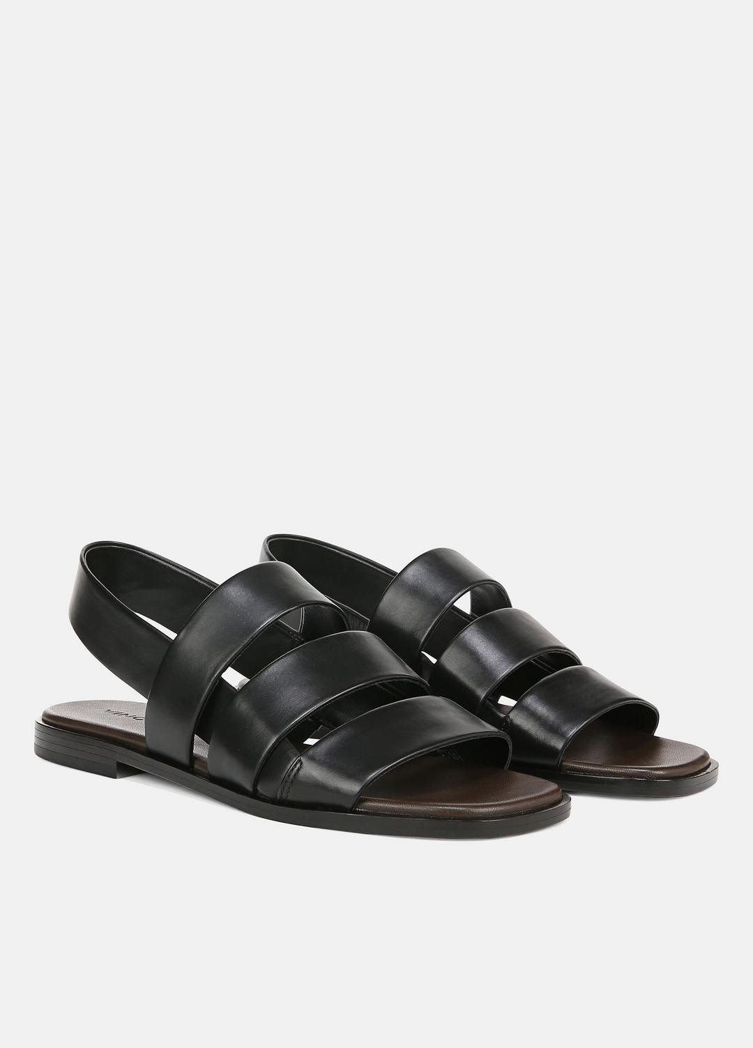 Mazie Leather Slingback Sandal in Shoes | Vince US