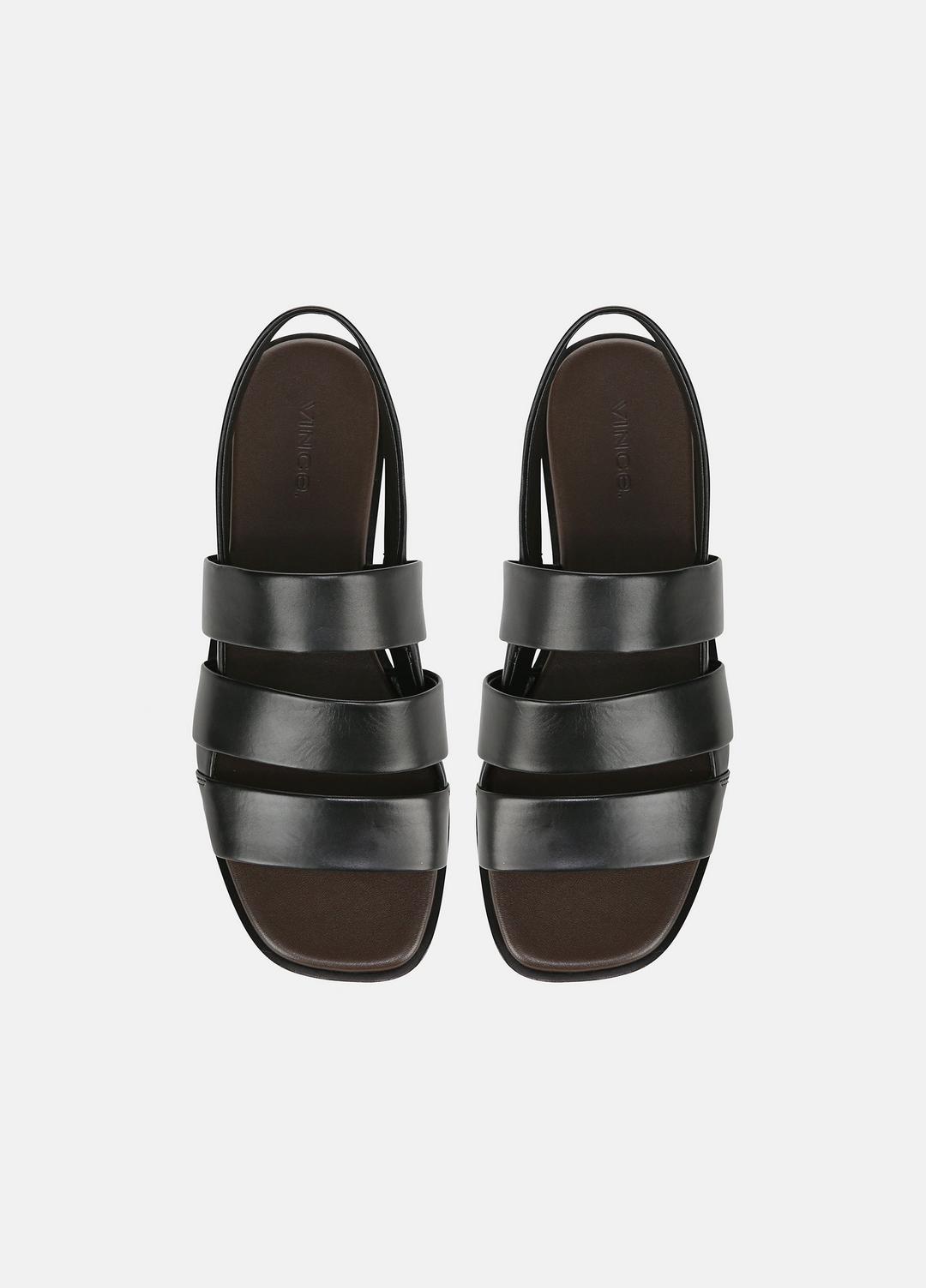 Mazie Leather Slingback Sandal in Shoes | Vince US