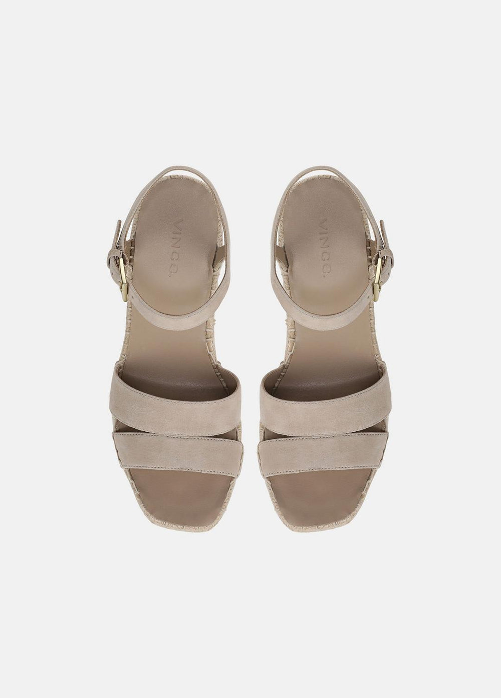 Gwen Suede Espadrille Wedge Sandals in Shoes | Vince Online