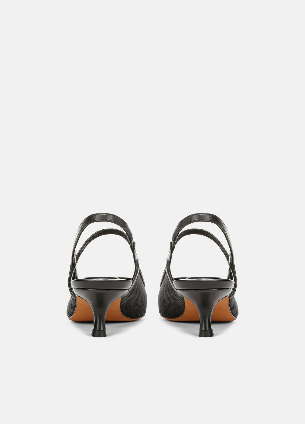 Venice Leather and Mesh Slingback Kitten Heel in Shoes | Vince outlet