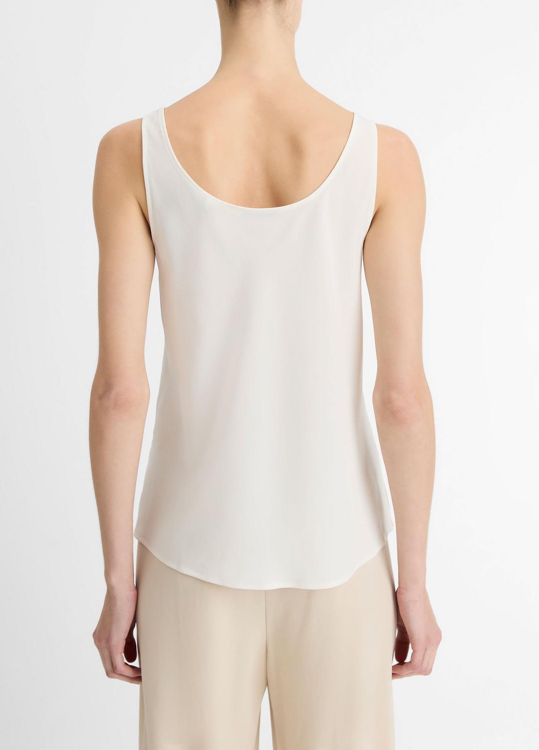 Classic Stretch-Silk Bias Tank in Shirts & Tees | Vince US