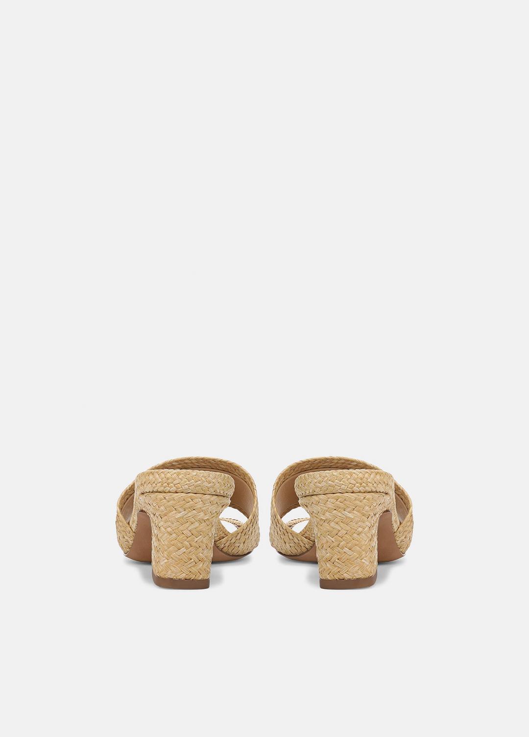Ariana Raffia Heeled Sandal in Shoes | Vince near me
