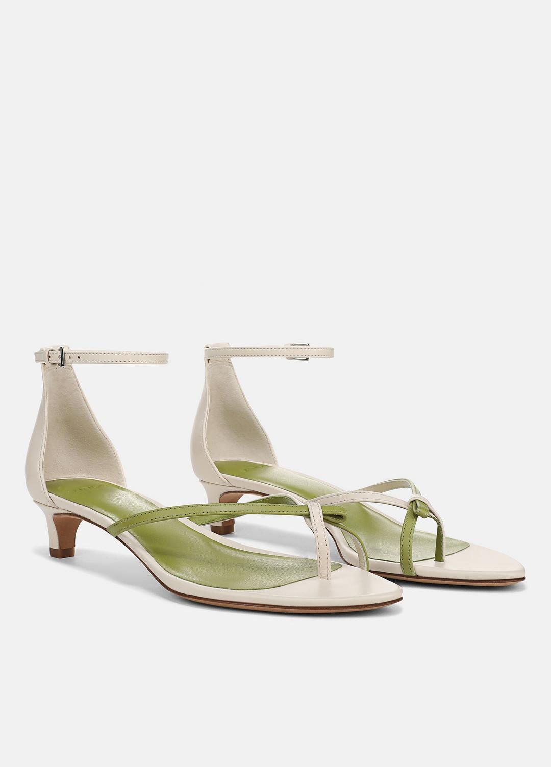 Siri Leather Heeled Sandal in Shoes | Vince on sale