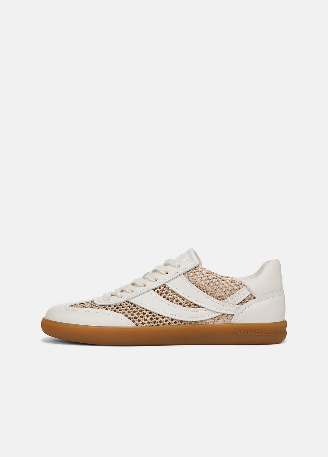 Oasis Netting & Leather Sneaker in Shoes | Vince US