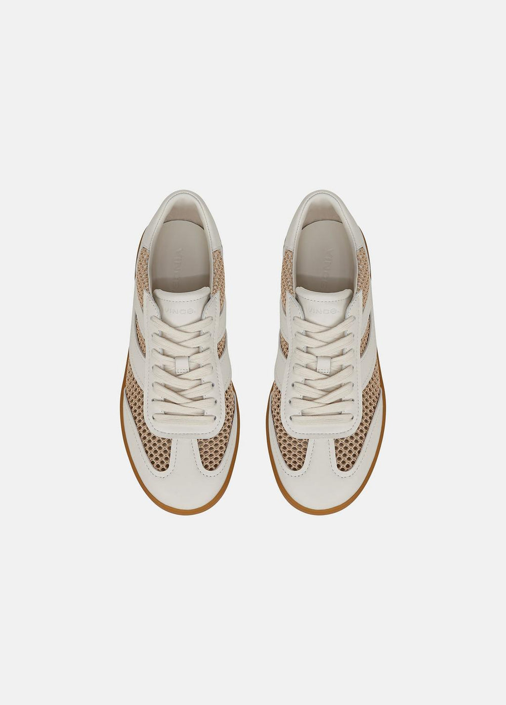Oasis Netting & Leather Sneaker in Shoes | Vince US