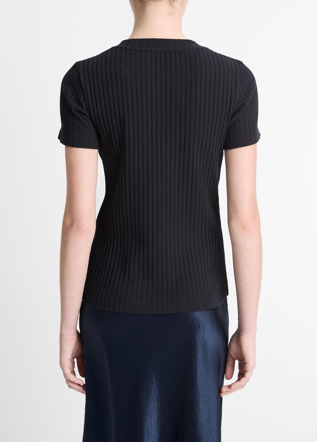 Ribbed Cotton-Blend Top in Shirts & Tees | Vince discount