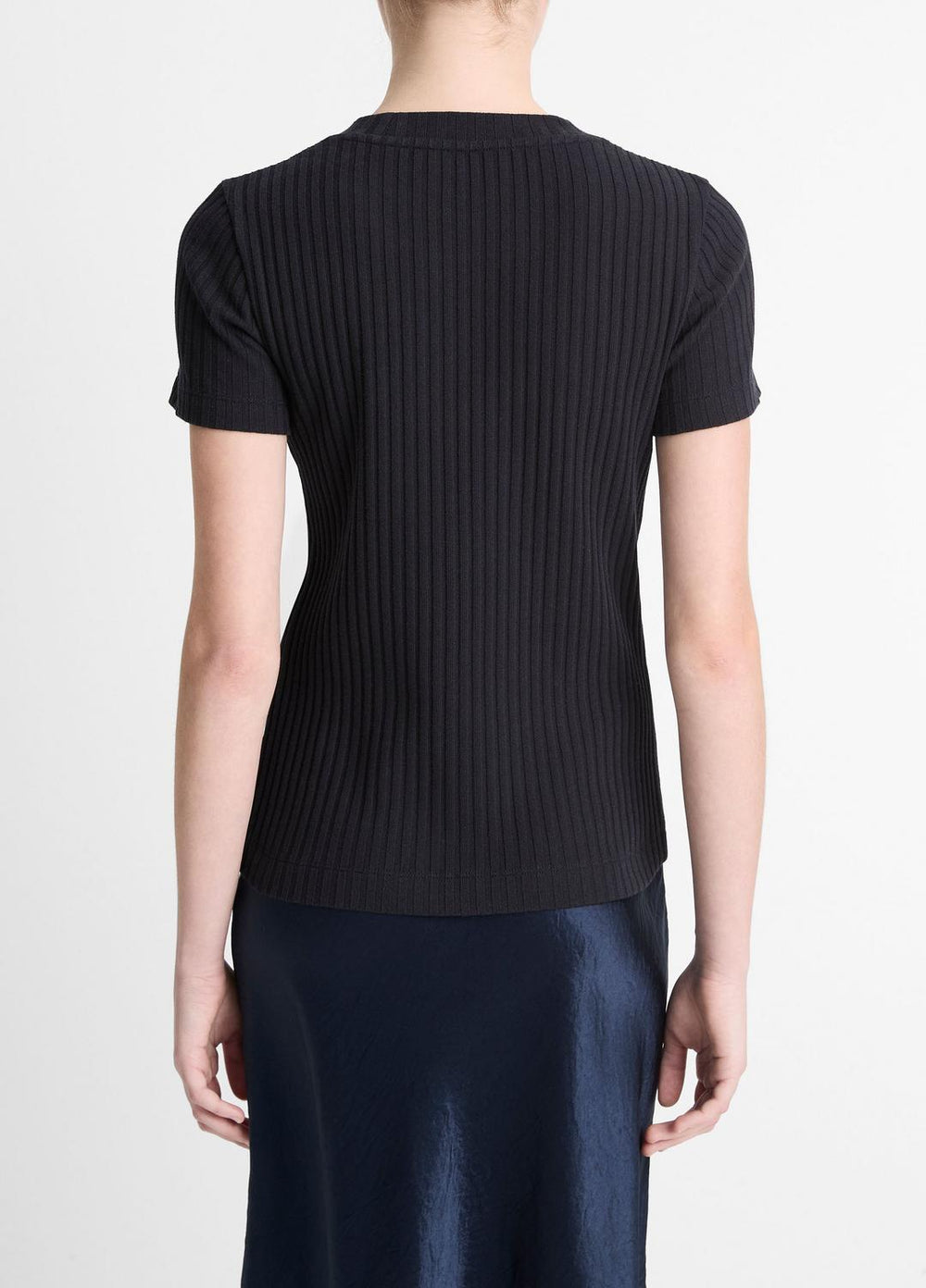 Ribbed Cotton-Blend Top in Shirts & Tees | Vince discount
