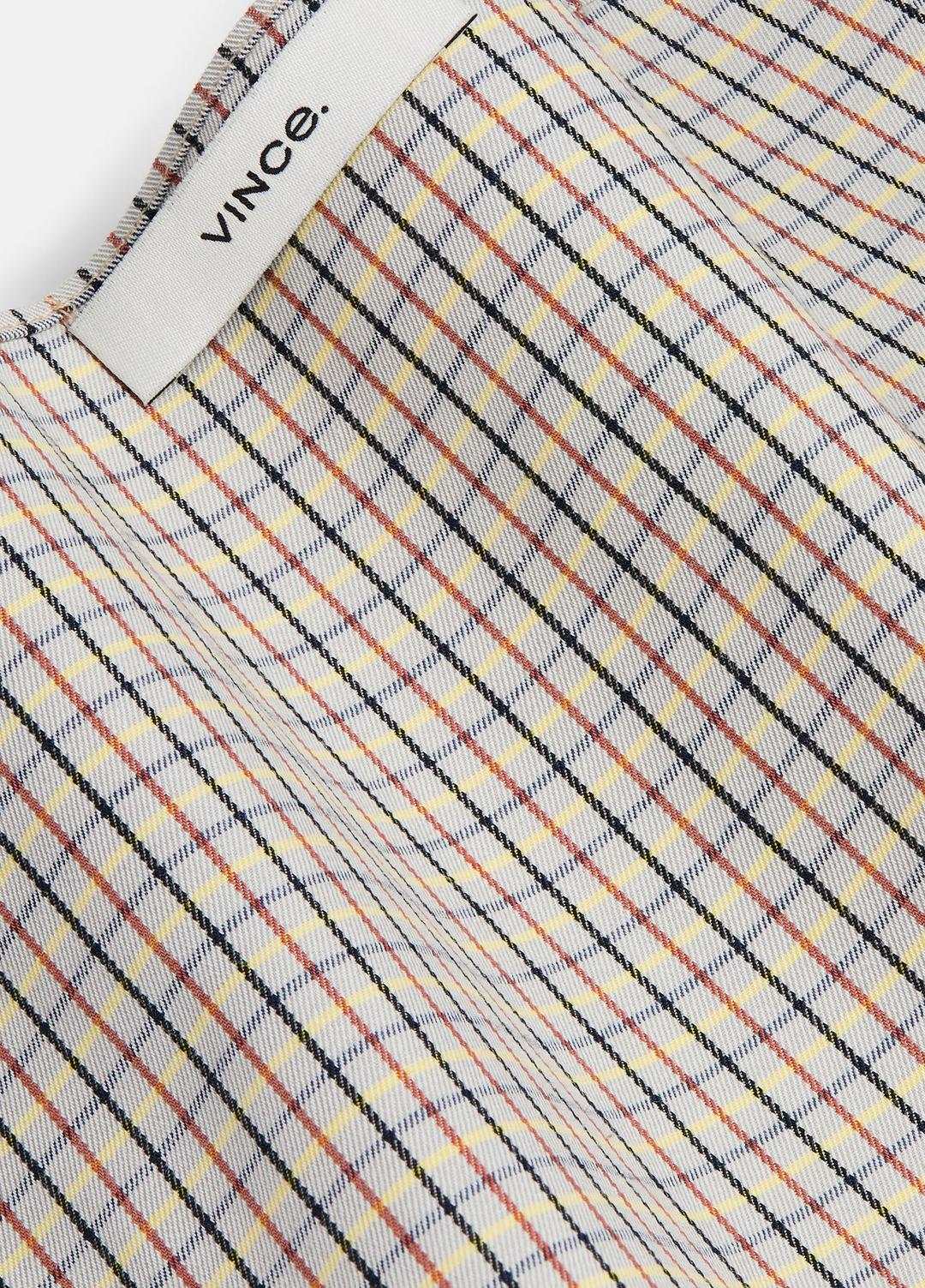 Gardener's Check Cotton Headkerchief in Accessories | Vince for sale