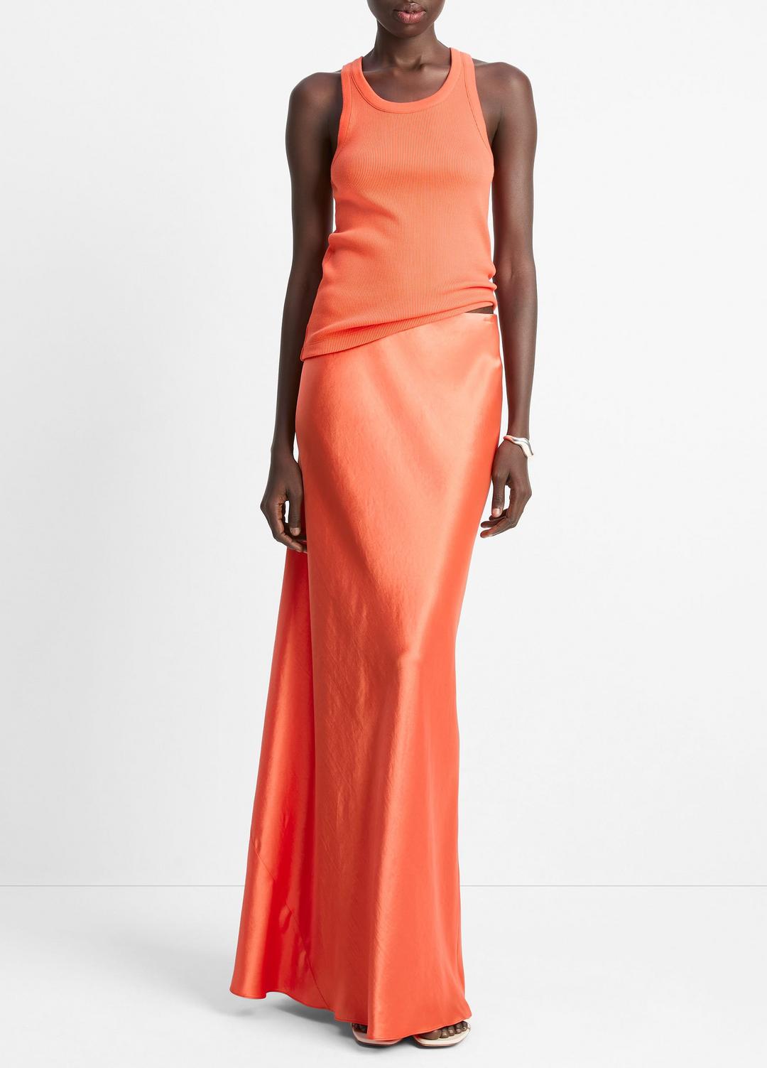 Satin Maxi Skirt in Dresses & Skirts | Vince on sale