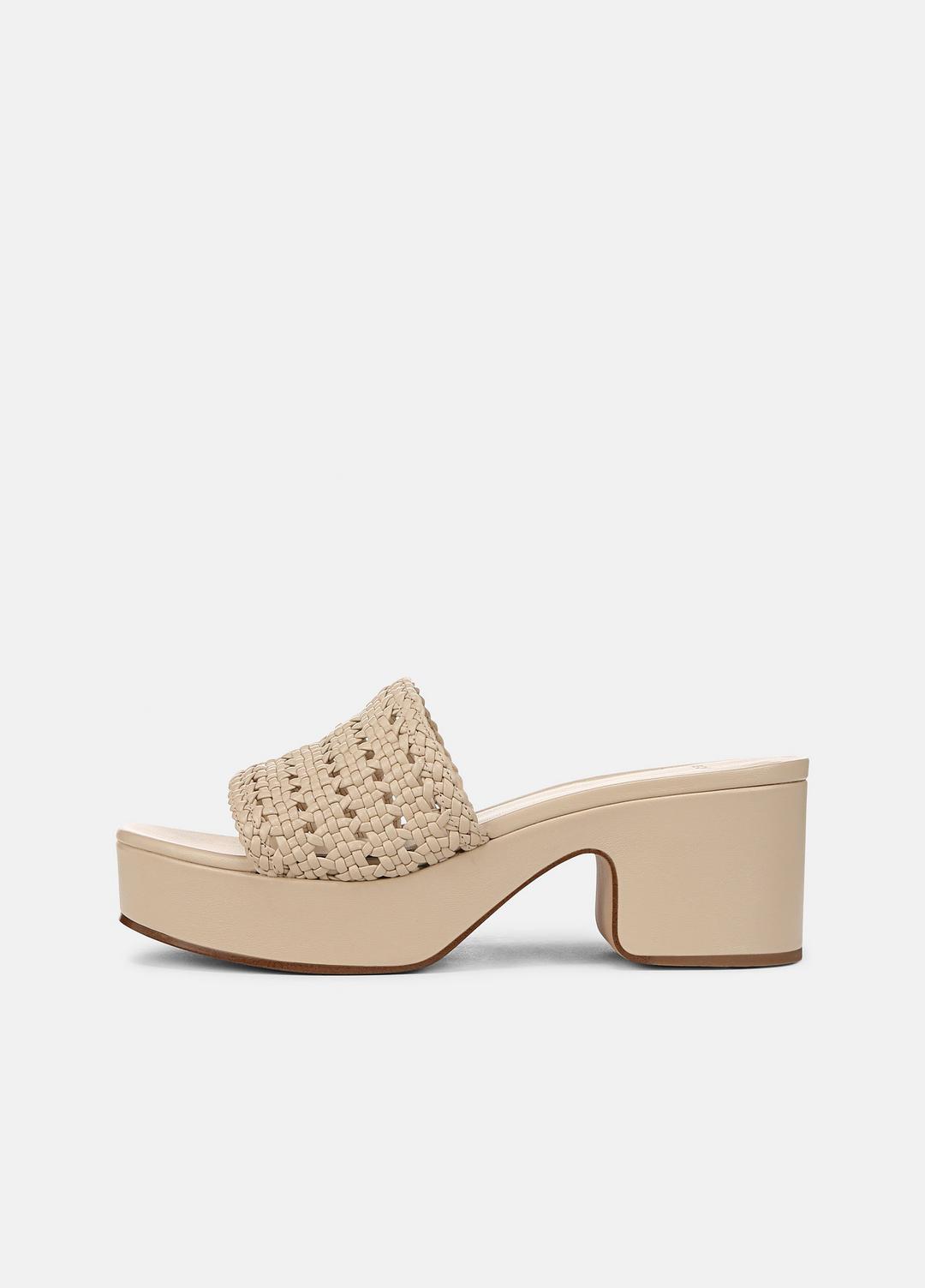 Margo Woven Leather Platform Sandal in Shoes | Vince Online