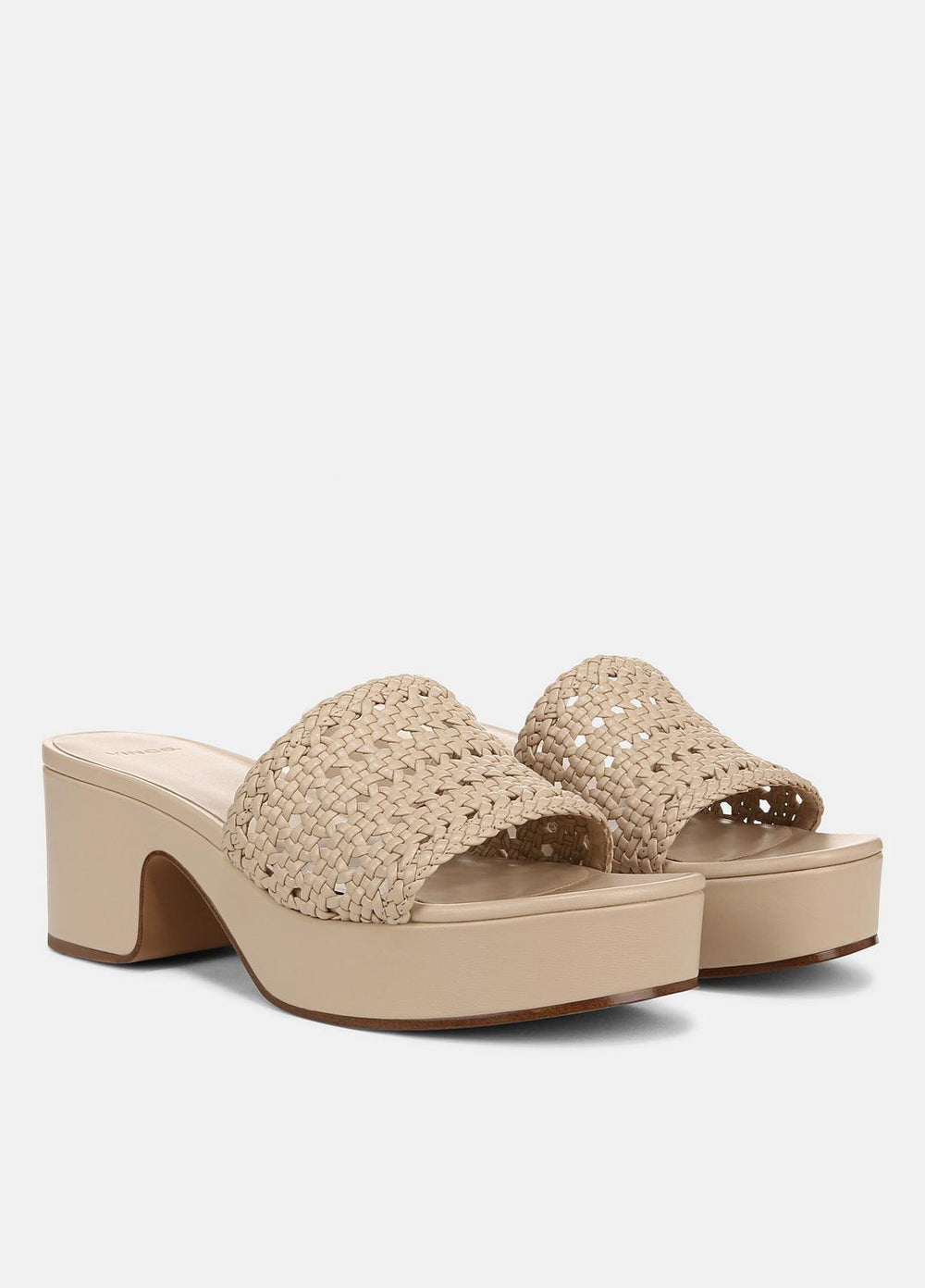 Margo Woven Leather Platform Sandal in Shoes | Vince Online