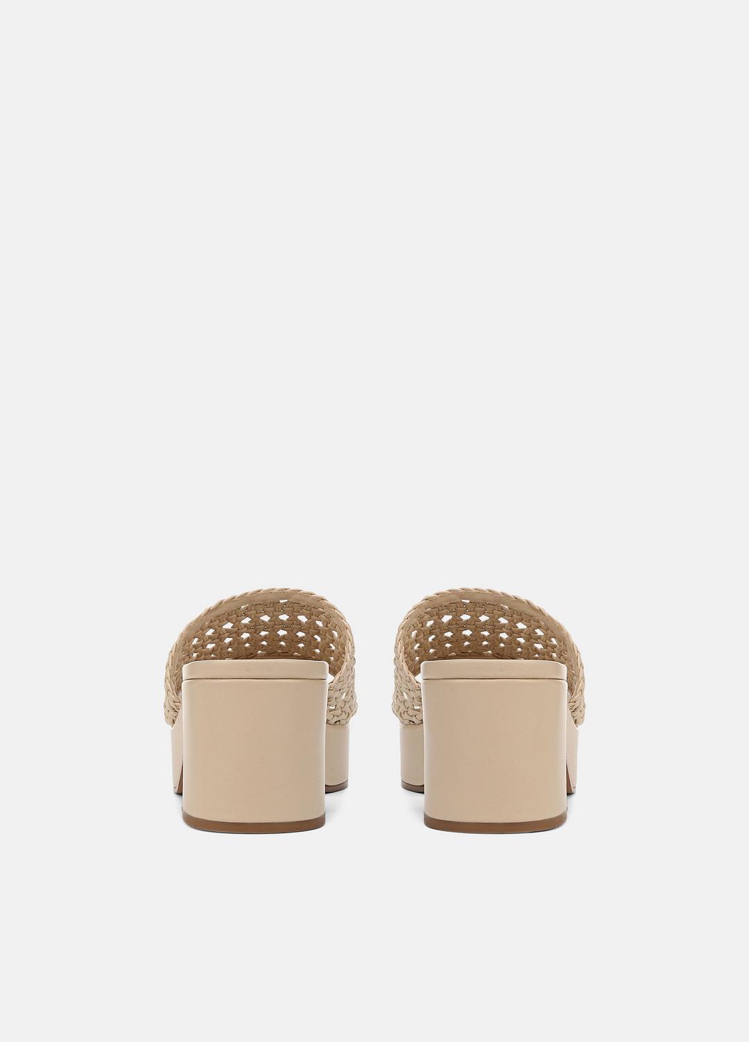 Margo Woven Leather Platform Sandal in Shoes | Vince Online