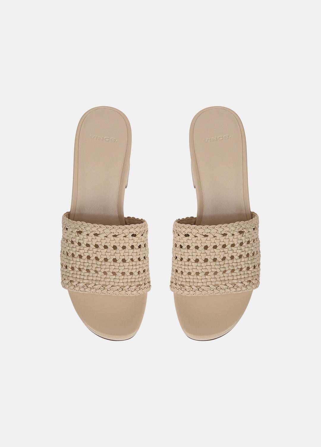 Margo Woven Leather Platform Sandal in Shoes | Vince Online