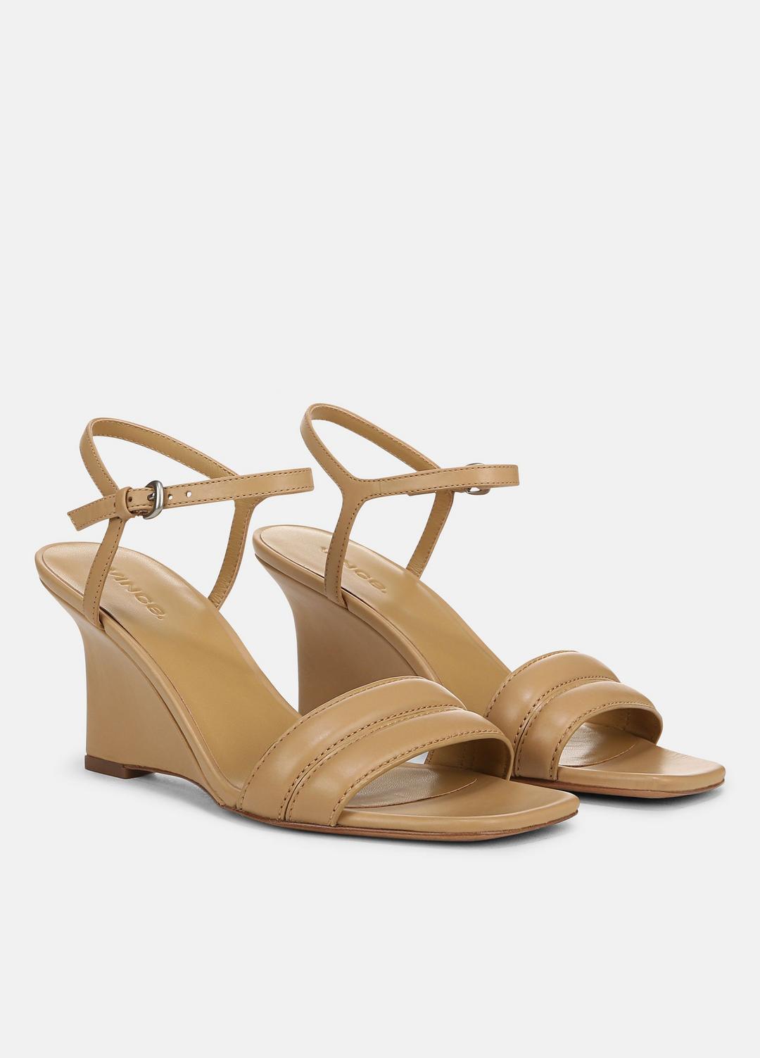 Prema Leather Wedge Sandal in Shoes | Vince outlet