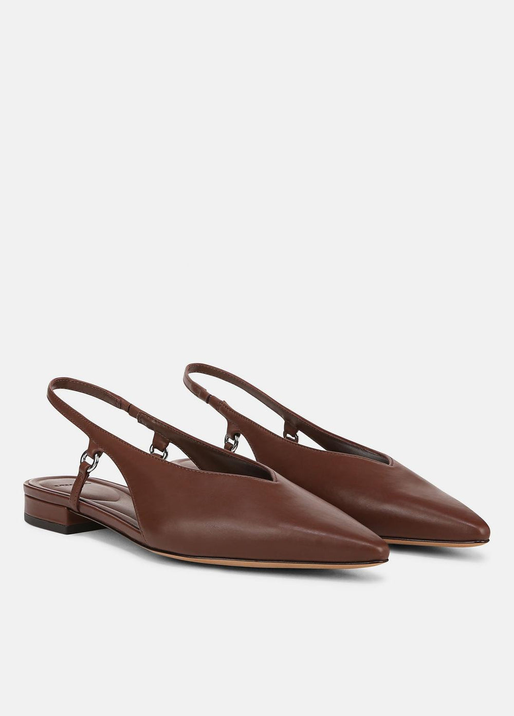 Ines Leather Slingback Flat in Shoes | Vince for sale