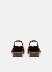 Ines Leather Slingback Flat in Shoes | Vince for sale