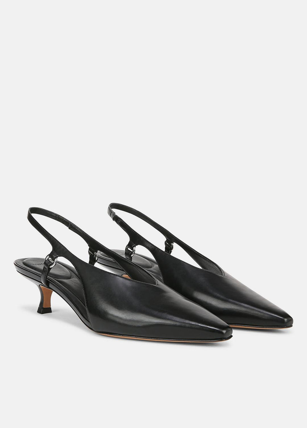 Sabrina Leather Slingback Kitten Heel in Shoes | Vince on sale