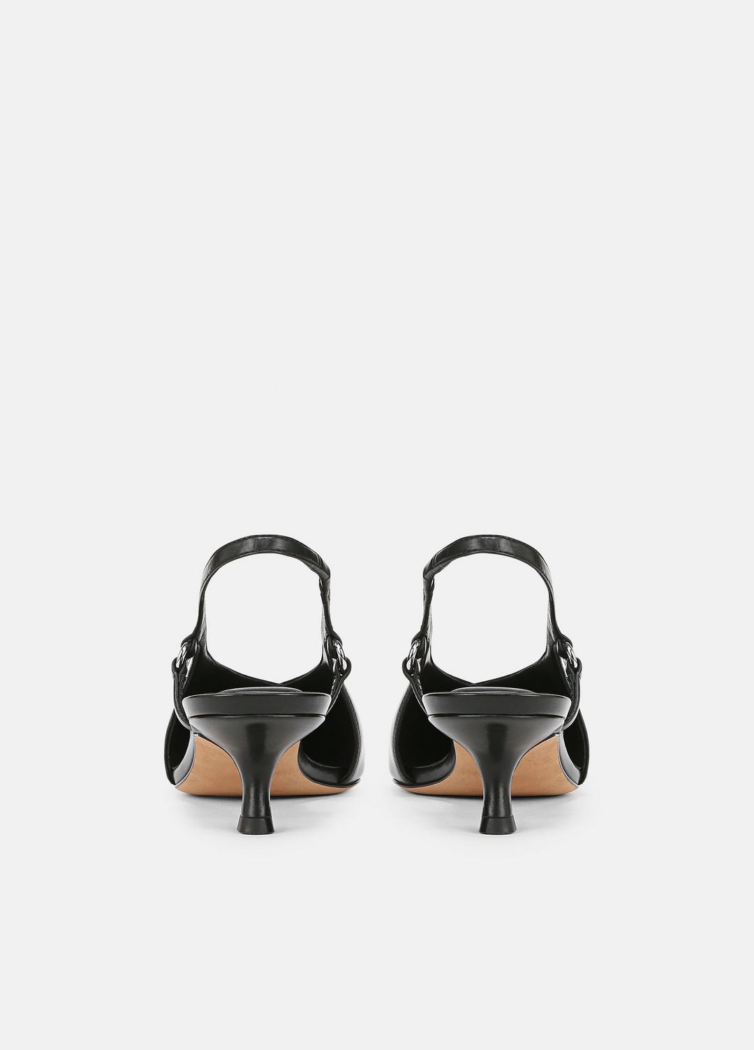 Sabrina Leather Slingback Kitten Heel in Shoes | Vince on sale