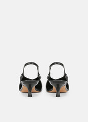 Sabrina Leather Slingback Kitten Heel in Shoes | Vince on sale