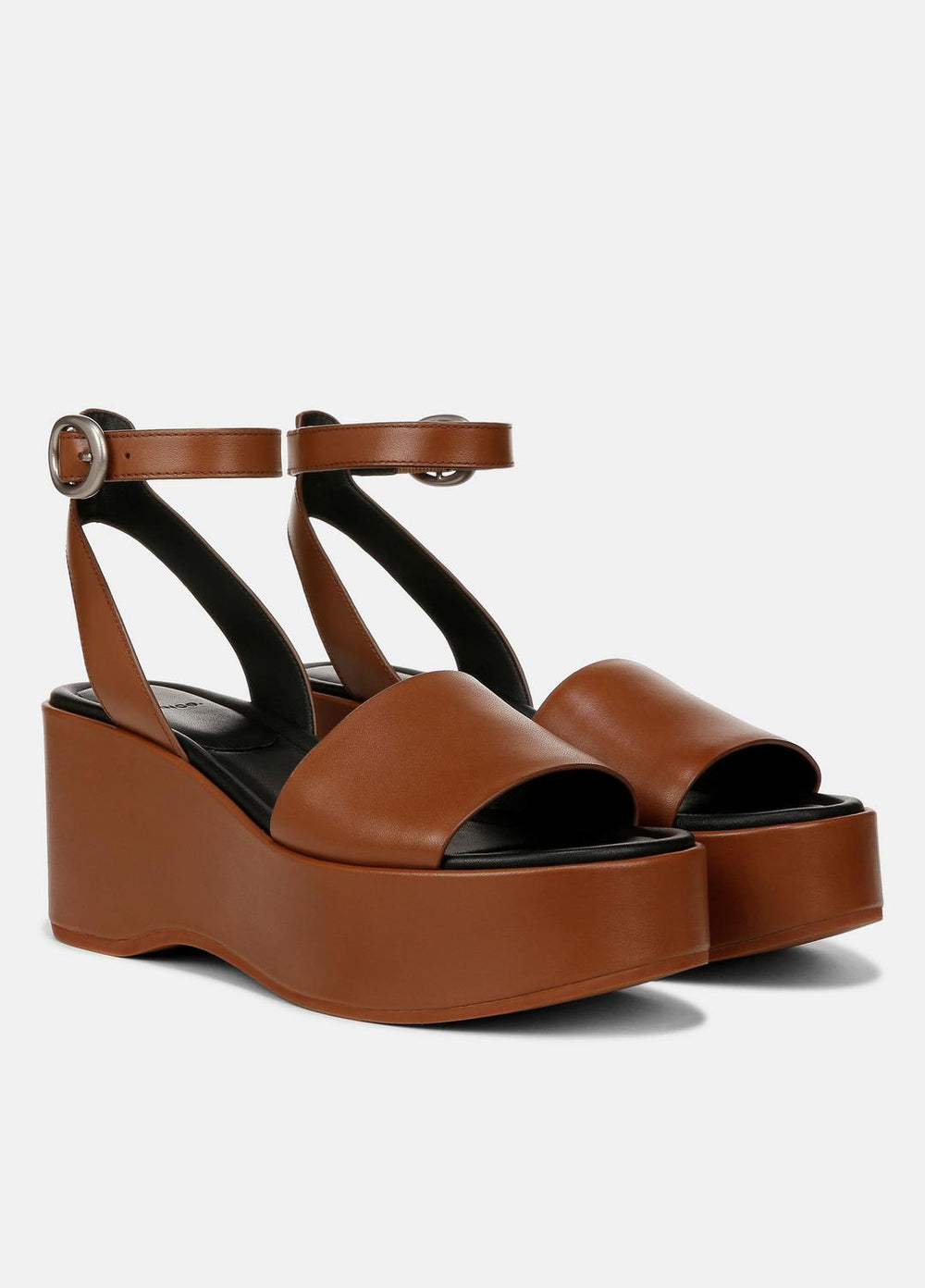 Phillipa Leather Platform Sandal in Shoes | Vince US