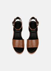 Phillipa Leather Platform Sandal in Shoes | Vince US