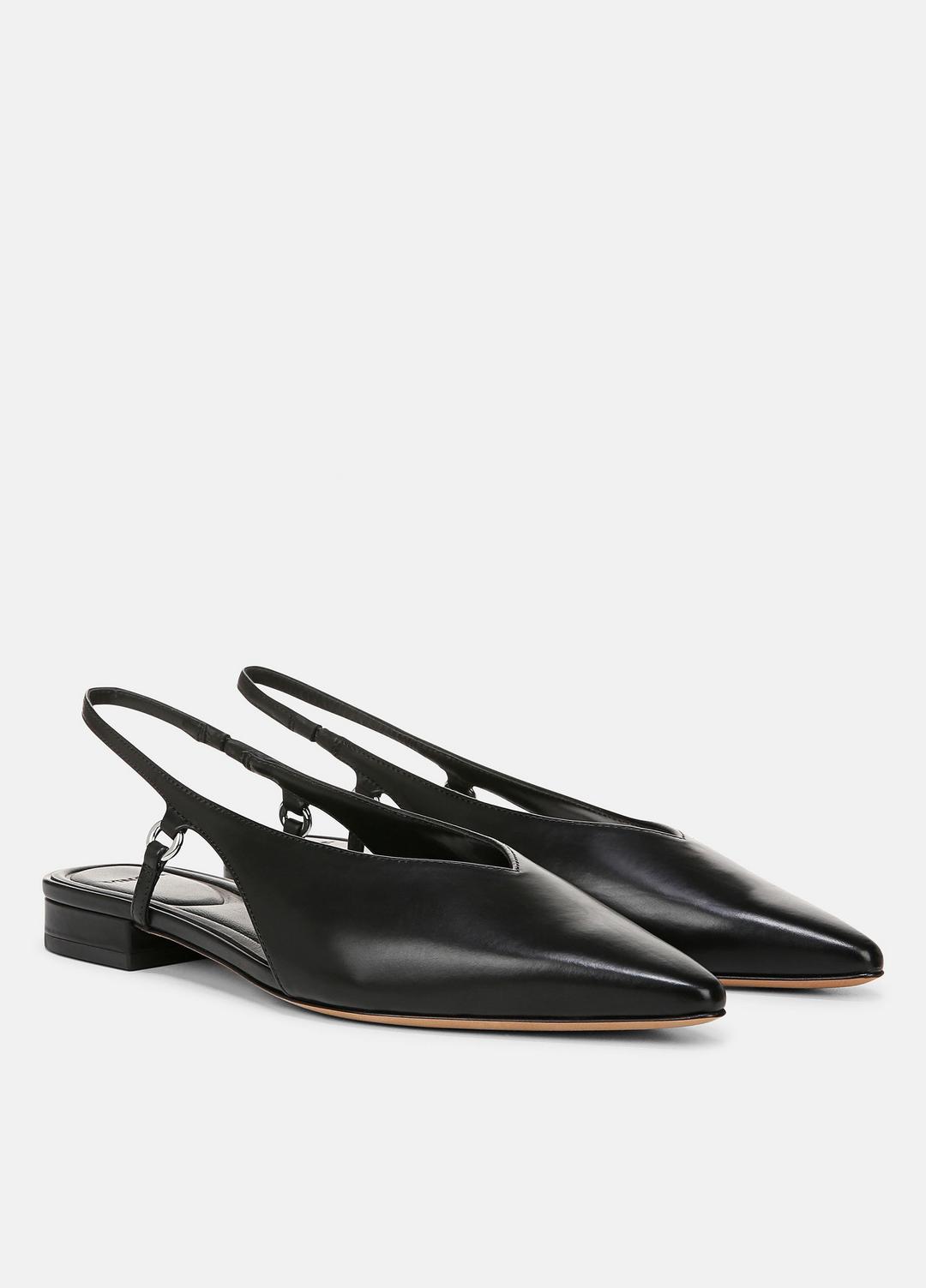 Ines Leather Slingback Flat in Shoes | Vince discount
