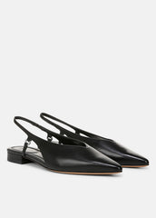 Ines Leather Slingback Flat in Shoes | Vince discount