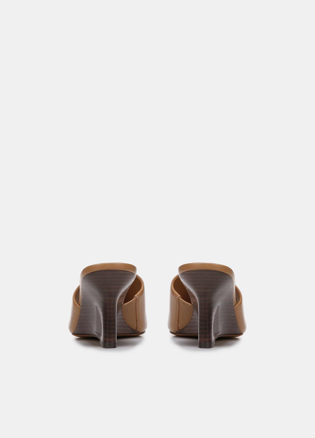 Pia Leather Wedge Sandal in Shoes | Vince outlet