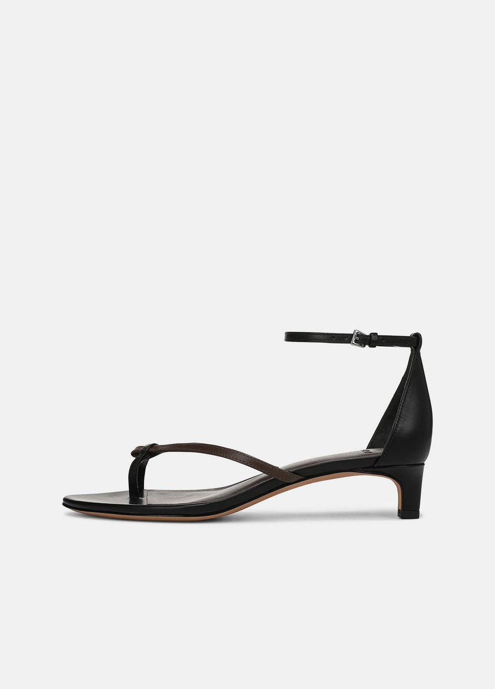 Siri Leather Heeled Sandal in Shoes | Vince US